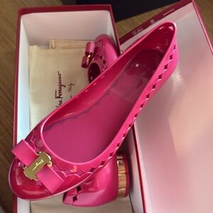 FERRAGAMO FLATS BALLERINA 9